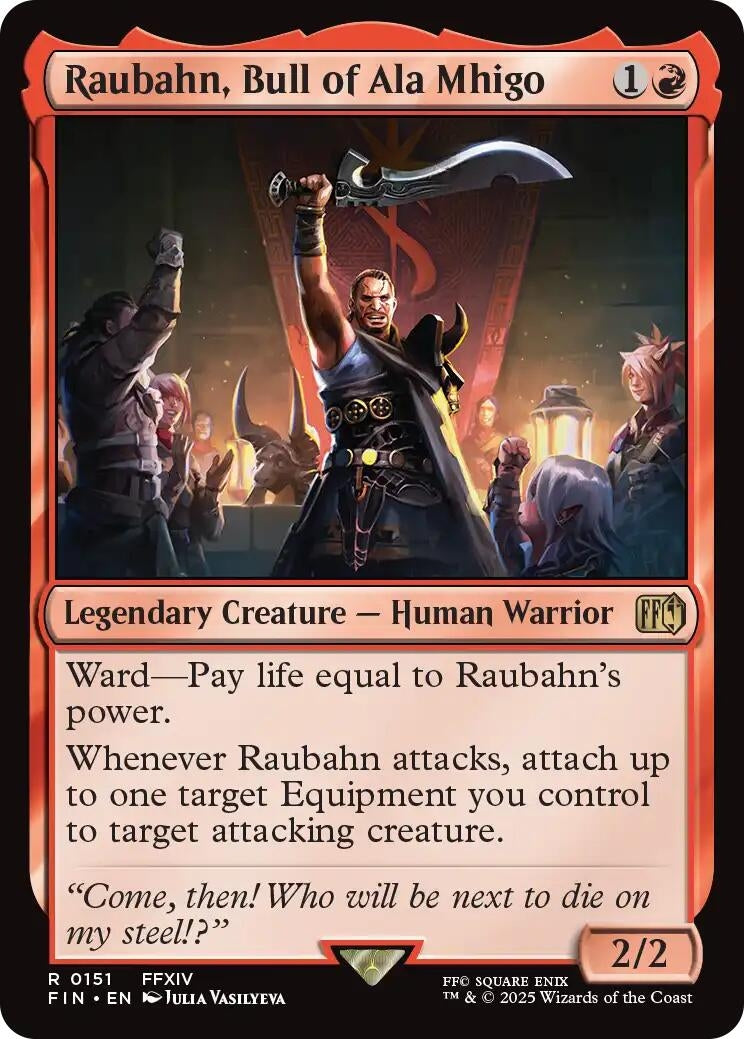 Image for Raubahn, Bull of Ala Mhigo (151) (FIN) - Magic: The Gathering