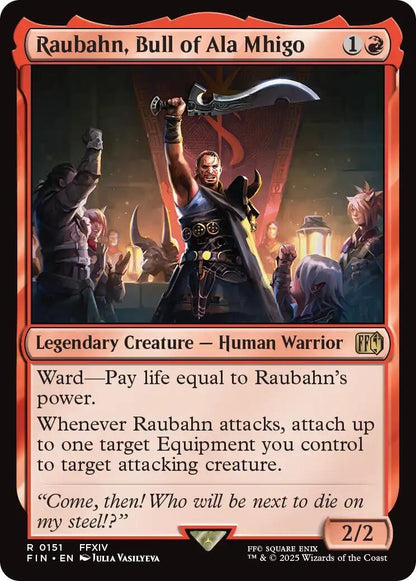 Image for Raubahn, Bull of Ala Mhigo (151) (FIN) - Magic: The Gathering
