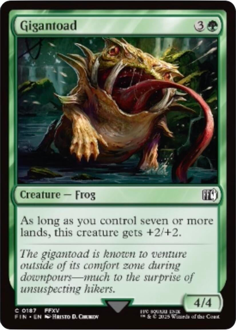 Image for Gigantoad (187) (FIN) - Magic: The Gathering