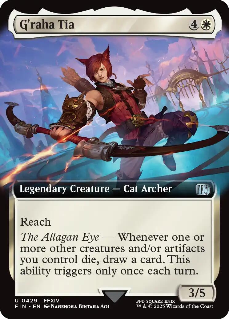 Image for G'raha Tia (Extended Art) (429) (FIN) - Magic: The Gathering