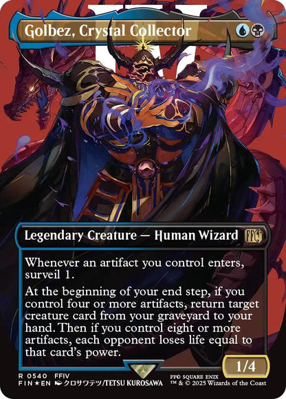 Golbez, Crystal Collector (Borderless) (Surge Foil) (540) (FIN)