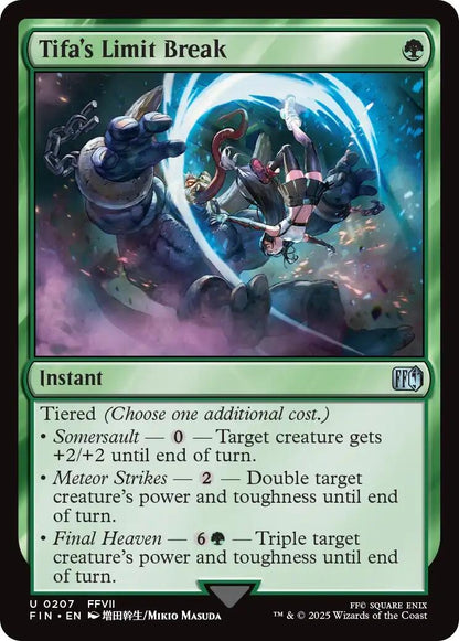Image for Tifa's Limit Break (207) (FIN) - Magic: The Gathering