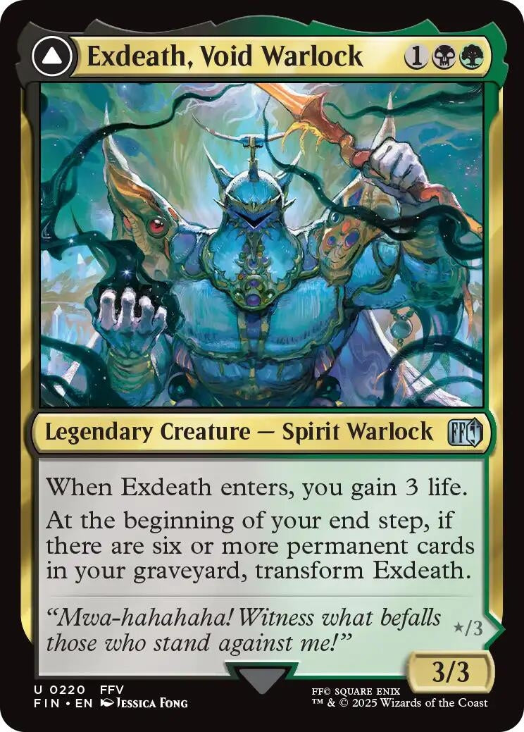 Image for Exdeath, Void Warlock (220) (FIN) - Magic: The Gathering