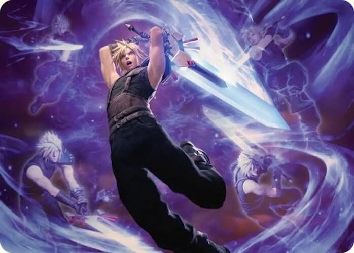 Image for Cloud's Limit Break Art Card (23) - Magic: The Gathering