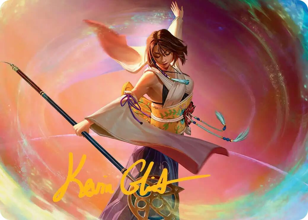 Image for Yuna, Grand Summoner Art Card (Gold-Stamped Signature) (22) - Magic: The Gathering