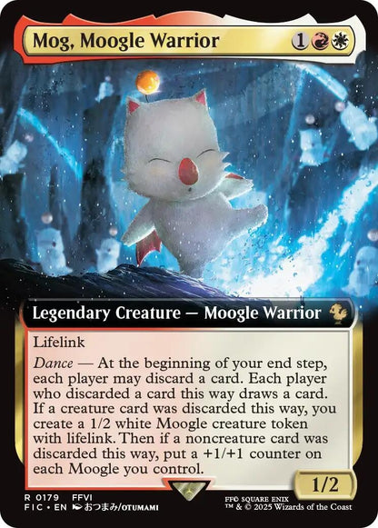 Image for Mog, Moogle Warrior (Extended Art) (179) (FIC) - Magic: The Gathering