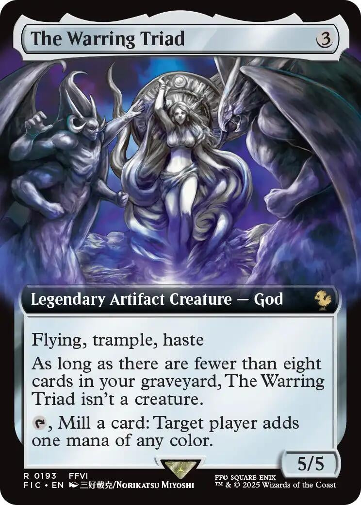 Image for The Warring Triad (Extended Art) (193) (FIC) - Magic: The Gathering