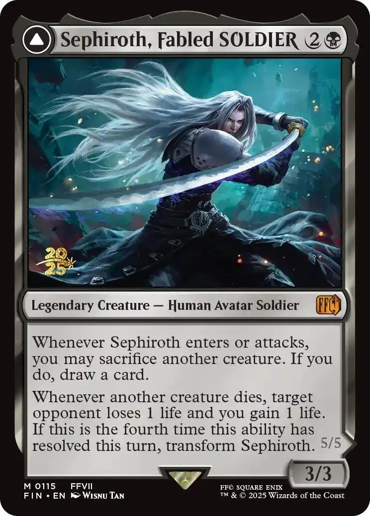 Sephiroth, Fabled SOLDIER (115) (PRE)