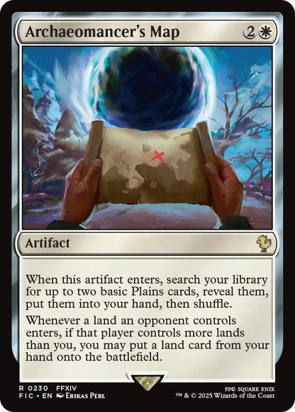 Image for Archaeomancer's Map (Surge Foil) (230) (FIC) - Magic: The Gathering