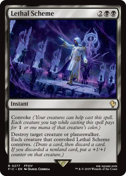 Image for Lethal Scheme (Surge Foil) (277) (FIC) - Magic: The Gathering
