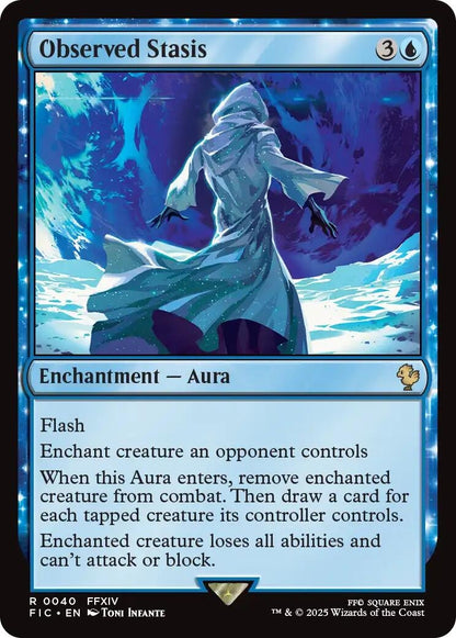 Image for Observed Stasis (Surge Foil) (40) (FIC) - Magic: The Gathering