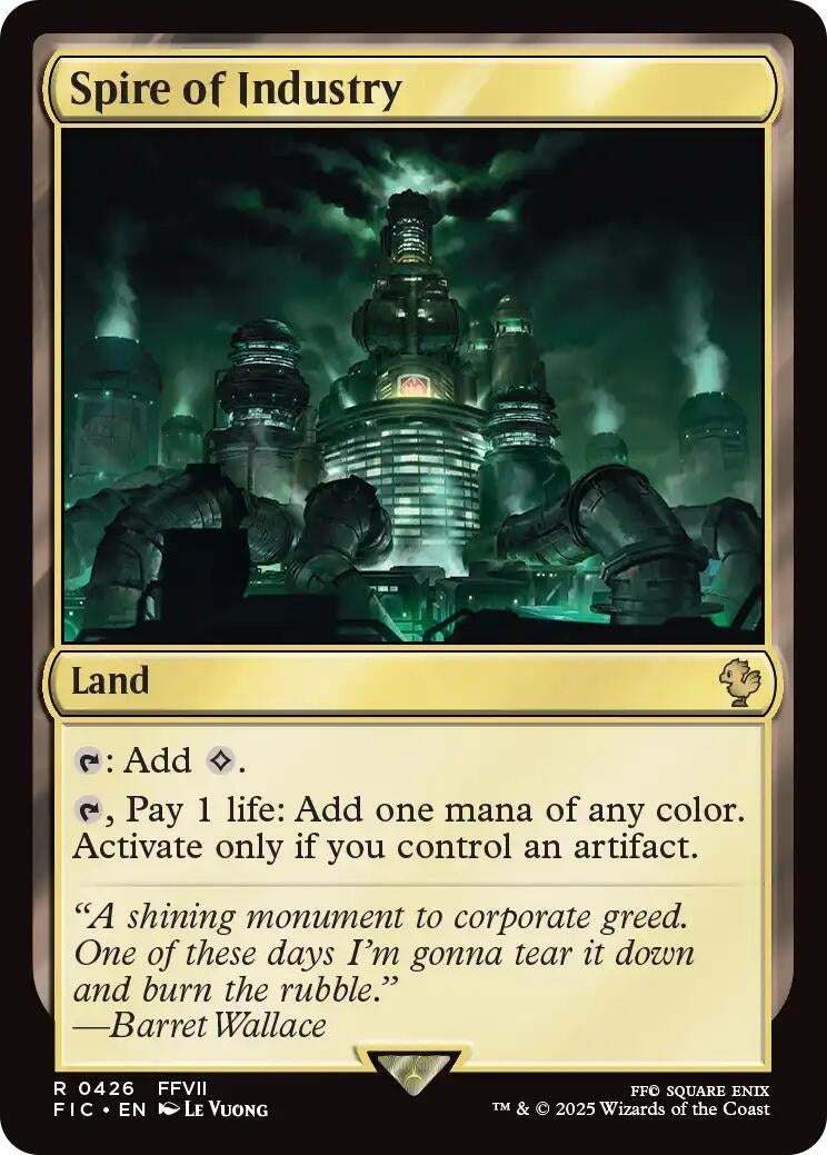 Image for Spire of Industry (Surge Foil) (426) (FIC) - Magic: The Gathering