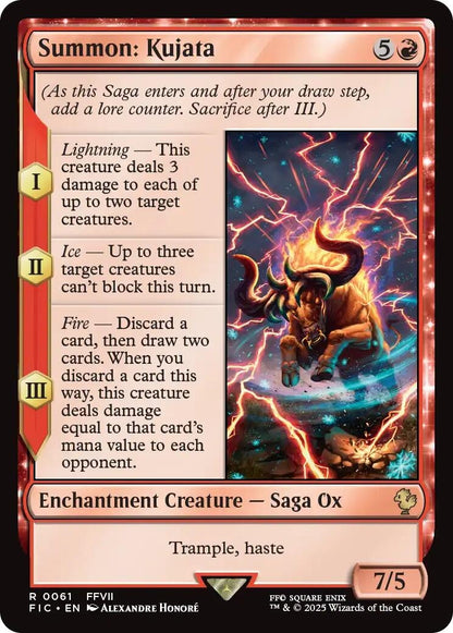 Image for Summon: Kujata (Surge Foil) (61) (FIC) - Magic: The Gathering
