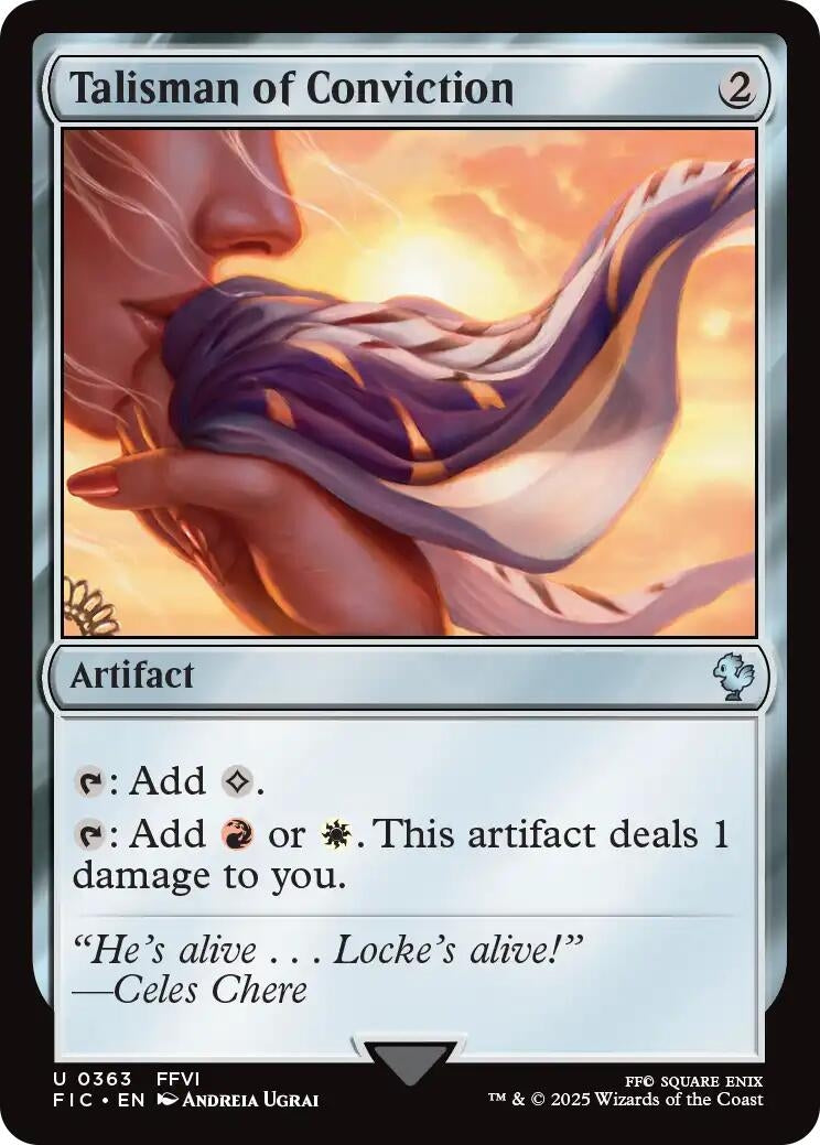 Image for Talisman of Conviction (Surge Foil) (363) (FIC) - Magic: The Gathering