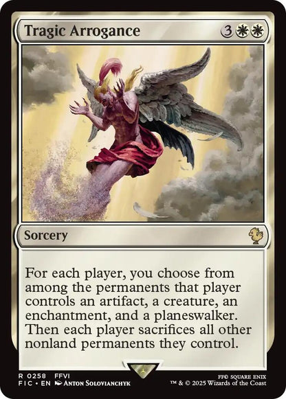 Image for Tragic Arrogance (Surge Foil) (258) (FIC) - Magic: The Gathering