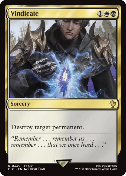 Image for Vindicate (Surge Foil) (330) (FIC) - Magic: The Gathering