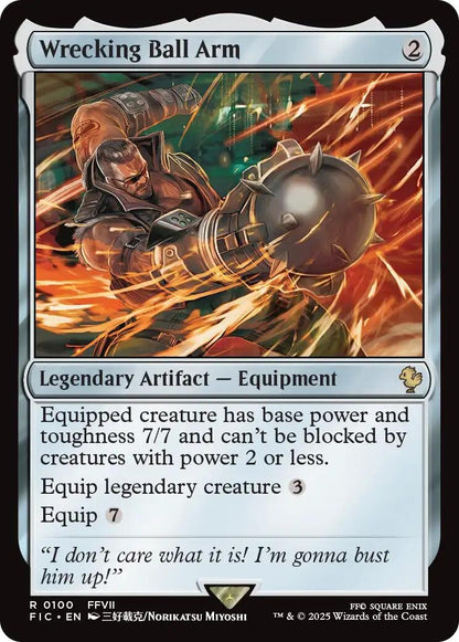 Image for Wrecking Ball Arm (Surge Foil) (100) (FIC) - Magic: The Gathering