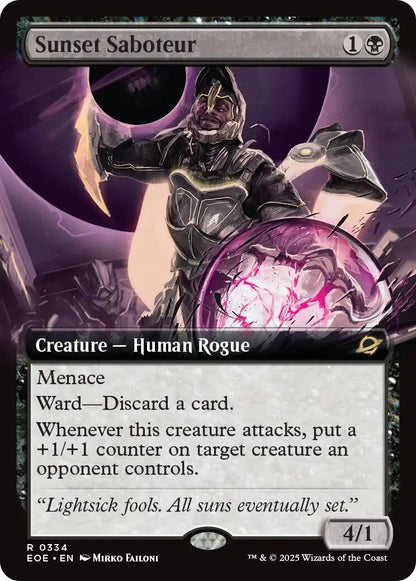 Sunset Saboteur (Extended Art) (334) (EOE)