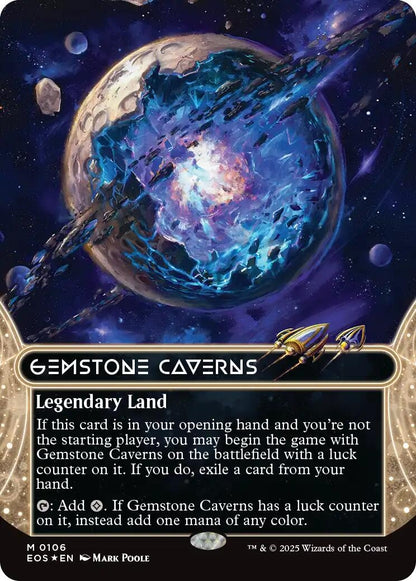Gemstone Caverns (0106) (Borderless) (Galaxy Foil) (106) (EOS)