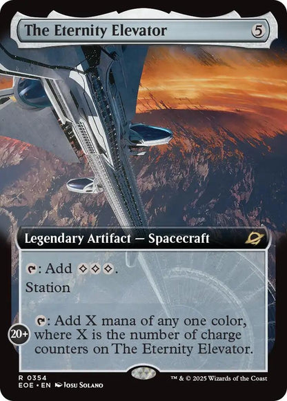 Image for The Eternity Elevator (Extended Art) (354) (EOE) - Magic: The Gathering