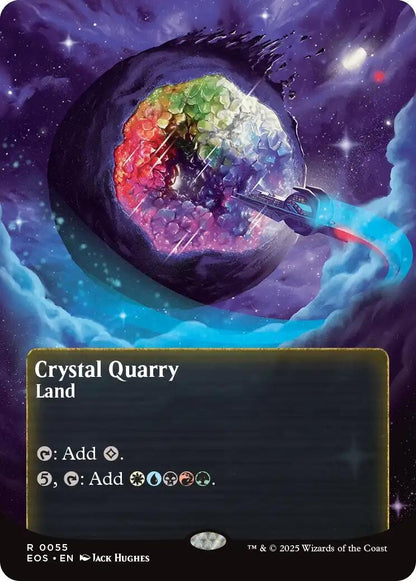 Image for Crystal Quarry (0055) (Borderless) (55) (EOS) - Magic: The Gathering