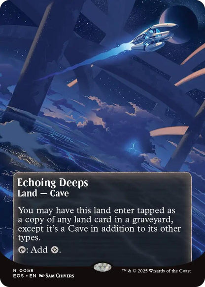 Image for Echoing Deeps (0058) (Borderless) (58) (EOS) - Magic: The Gathering