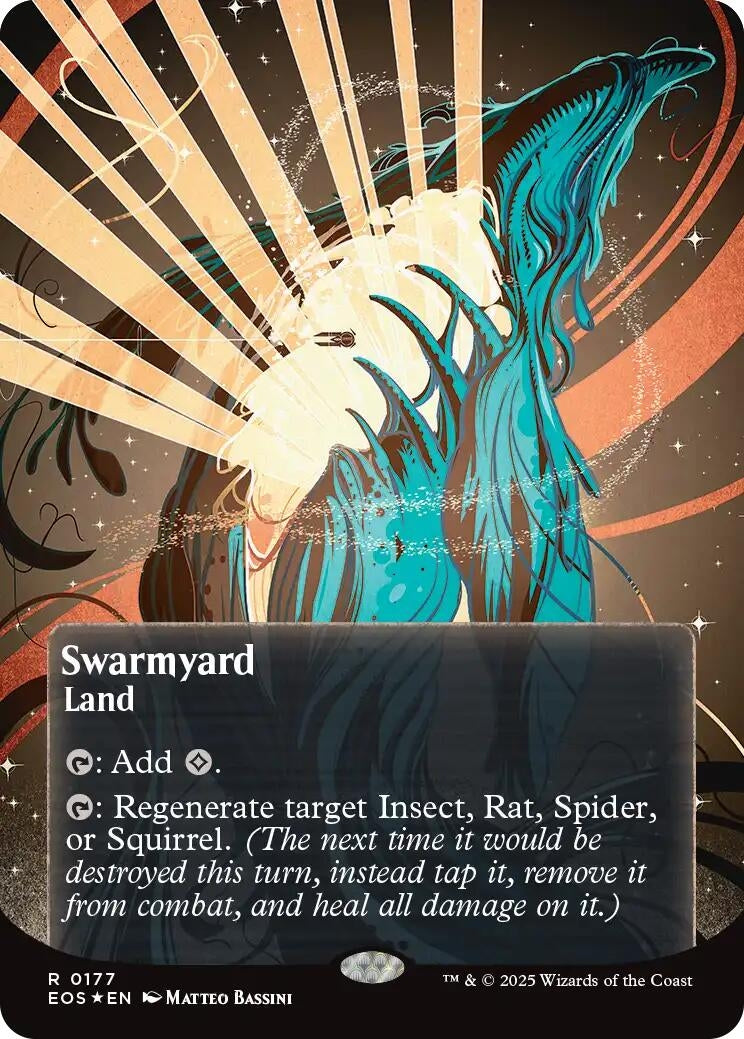Swarmyard (0177) (Borderless) (Galaxy Foil) (177) (EOS)