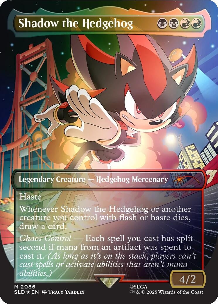 Shadow the Hedgehog (Rainbow Foil) (2086) (SLD)