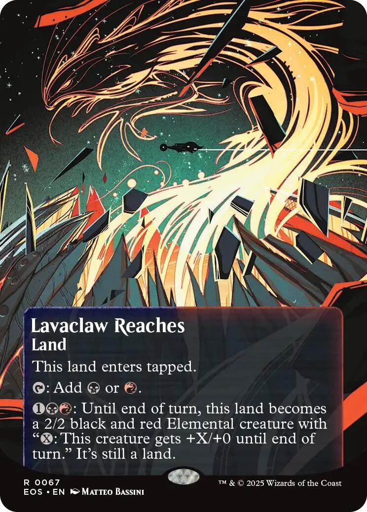 Lavaclaw Reaches (0067) (Borderless) (67) (EOS)