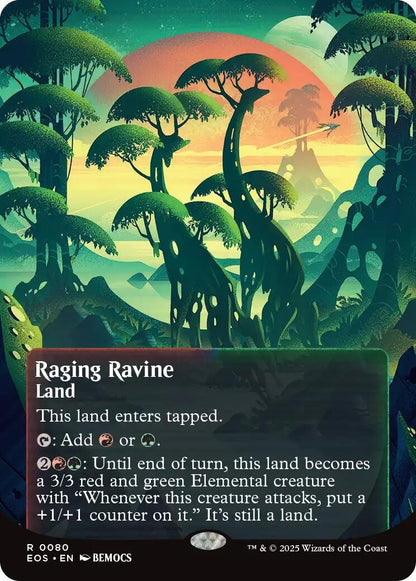Raging Ravine (0080) (Borderless) (80) (EOS)