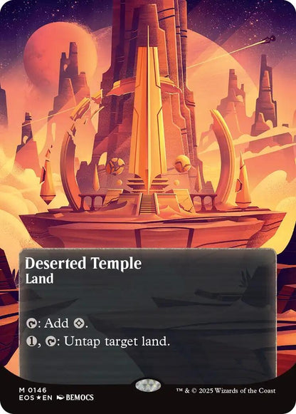 Deserted Temple (0146) (Borderless) (Galaxy Foil) (146) (EOS)