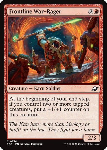 Image for Frontline War-Rager (134) (EOE) - Magic: The Gathering