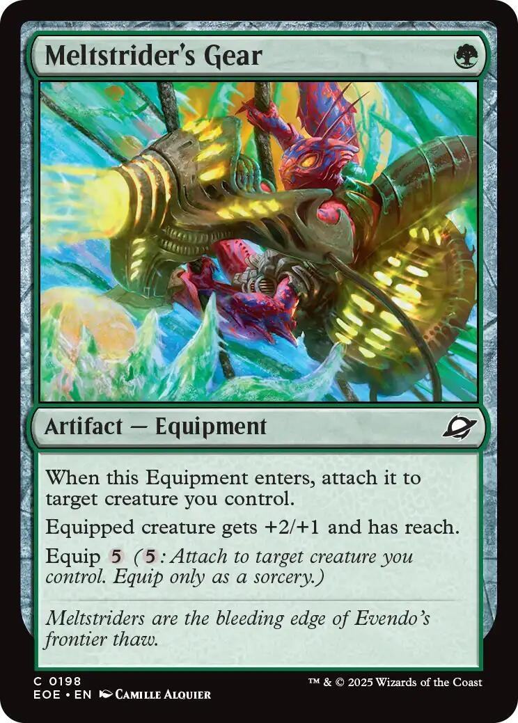 Image for Meltstrider's Gear (198) (EOE) - Magic: The Gathering