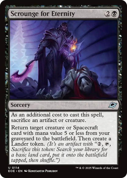 Image for Scrounge for Eternity (114) (EOE) - Magic: The Gathering