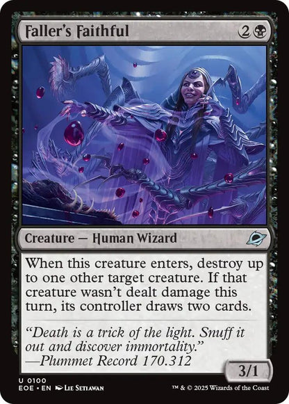 Image for Faller's Faithful (100) (EOE) - Magic: The Gathering