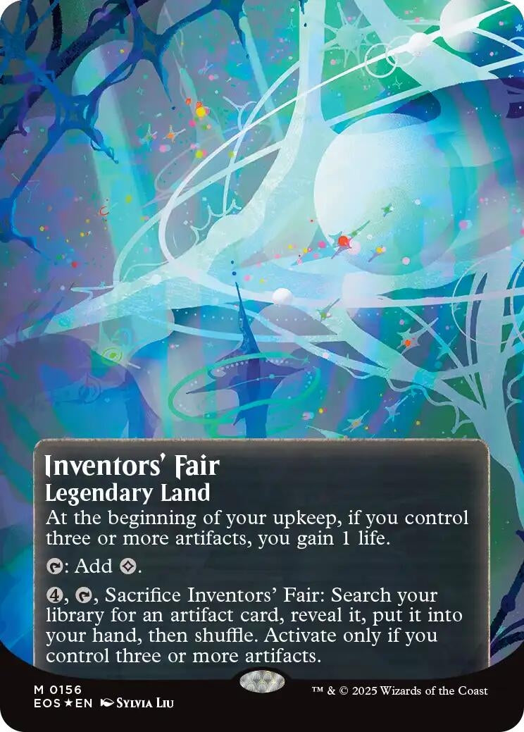 Image for Inventors' Fair (0156) (Borderless) (Galaxy Foil) (156) (EOS) - Magic: The Gathering