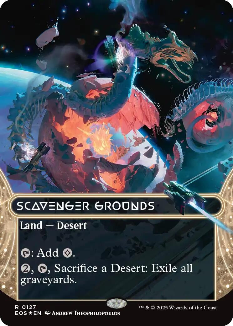 Scavenger Grounds (0127) (Borderless) (Galaxy Foil) (127) (EOS)