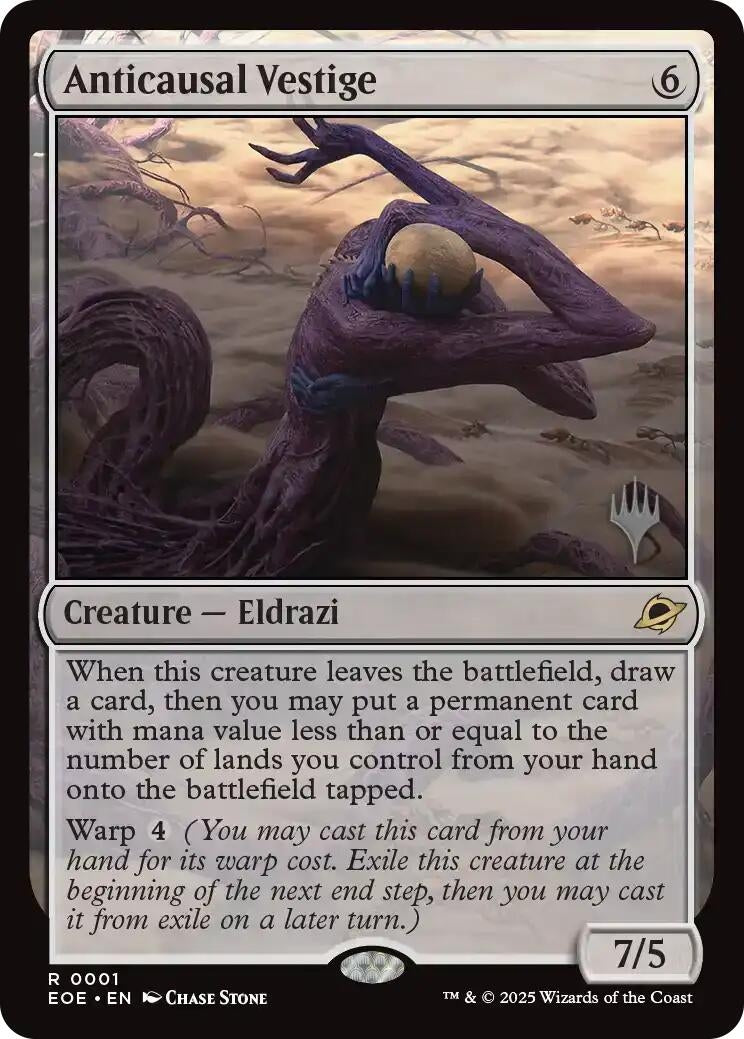 Image for Anticausal Vestige (1) (PPEOE) - Magic: The Gathering