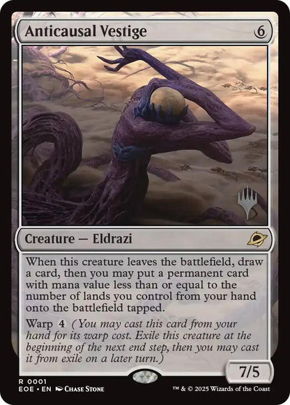 Image for Anticausal Vestige (1) (PPEOE) - Magic: The Gathering