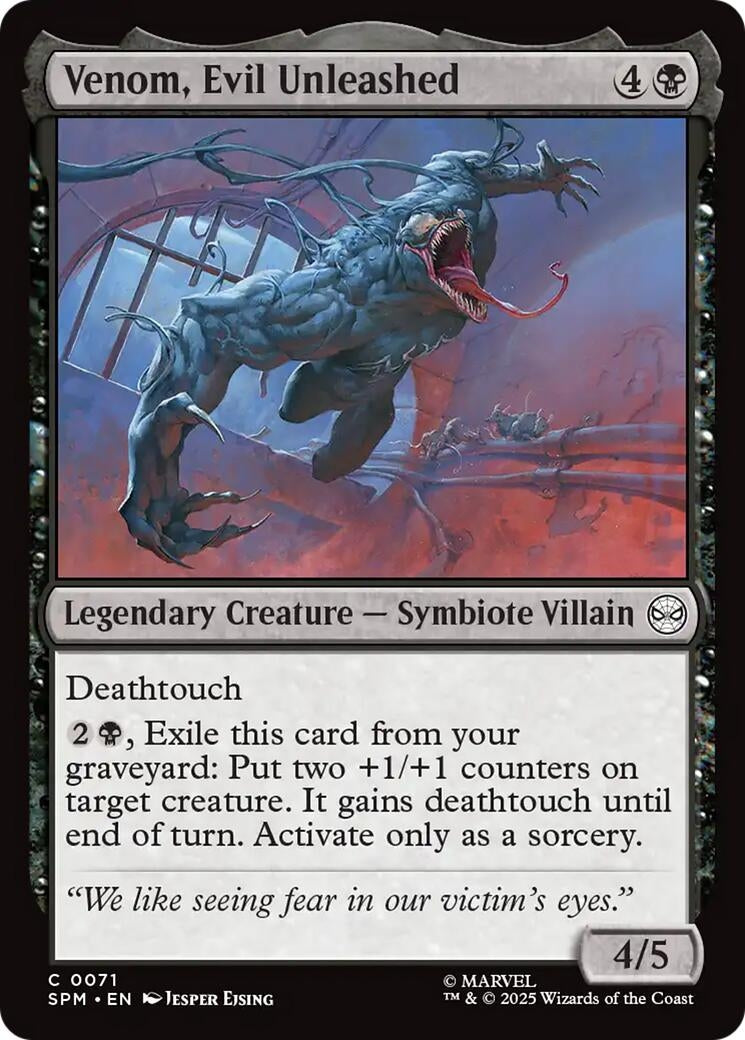 Image for Venom, Evil Unleashed (71) (SPM) - Magic: The Gathering