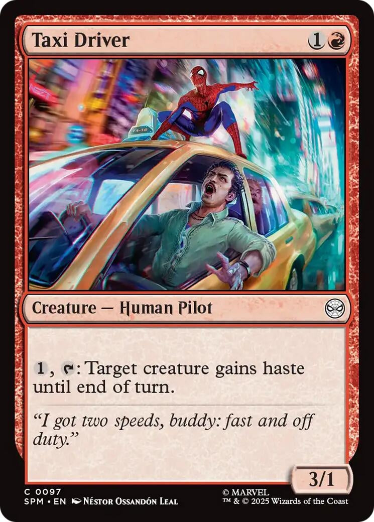 Image for Taxi Driver (97) (SPM) - Magic: The Gathering