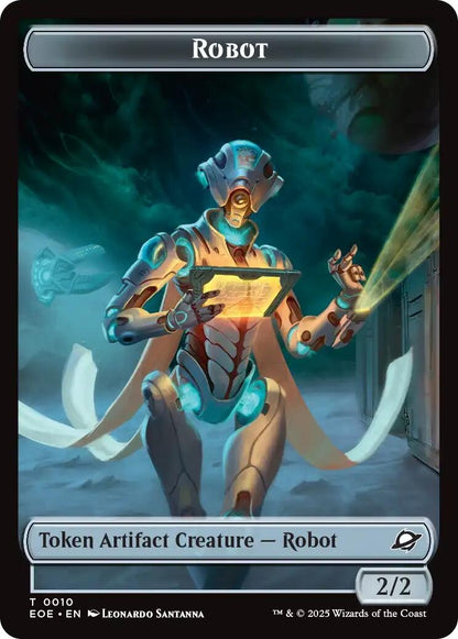 Image for Robot // Lander (0005) Double-Sided Token (10 // 5) (EOE) - Magic: The Gathering