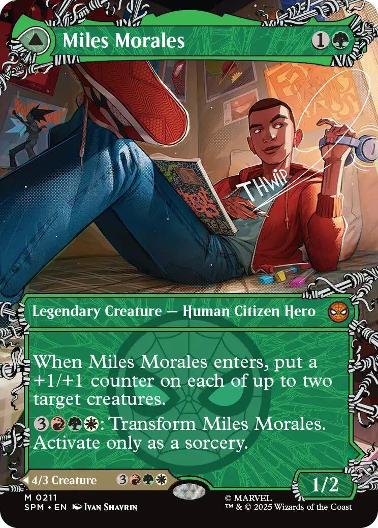Miles Morales (0211) (Borderless) (211) (SPM)