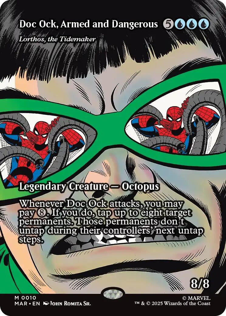 Image for Doc Ock, Armed and Dangerous - Lorthos, the Tidemaker (Borderless) (10) (MAR) - Magic: The Gathering