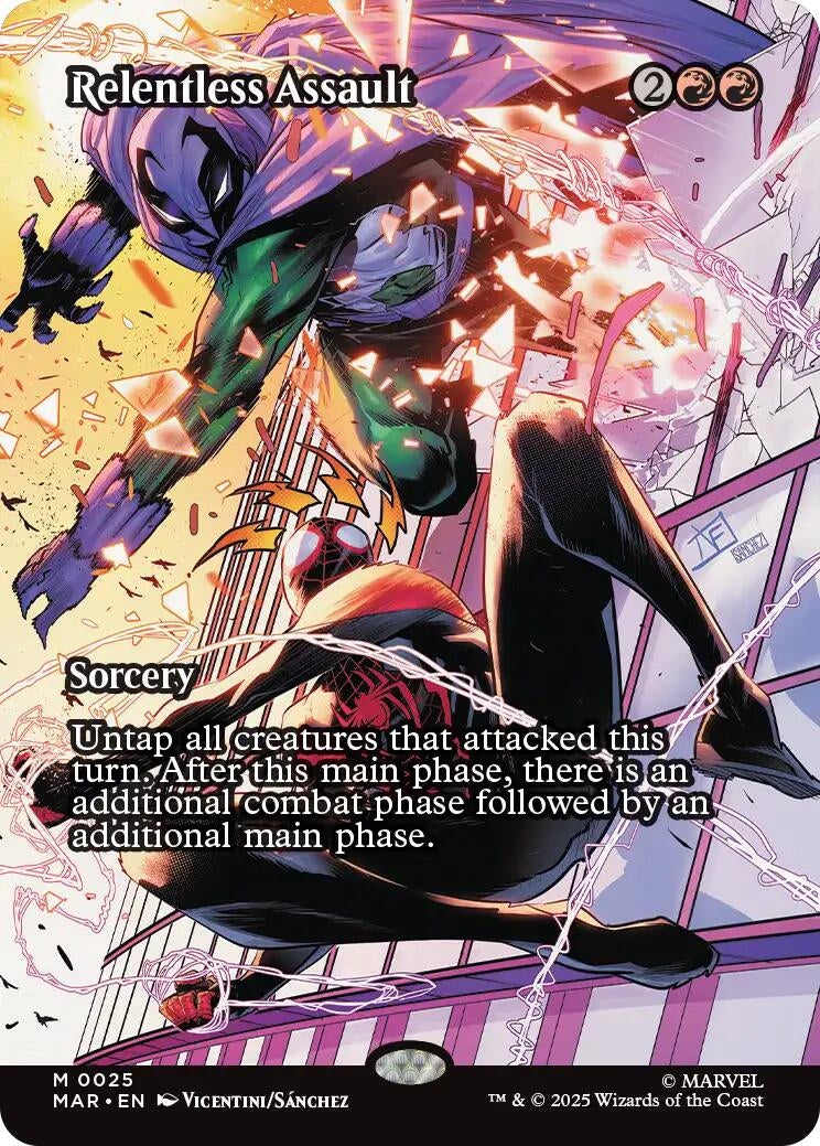 Image for Relentless Assault (Borderless) (25) (MAR) - Magic: The Gathering