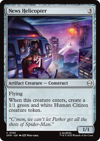 Image for News Helicopter (169) (SPM) - Magic: The Gathering