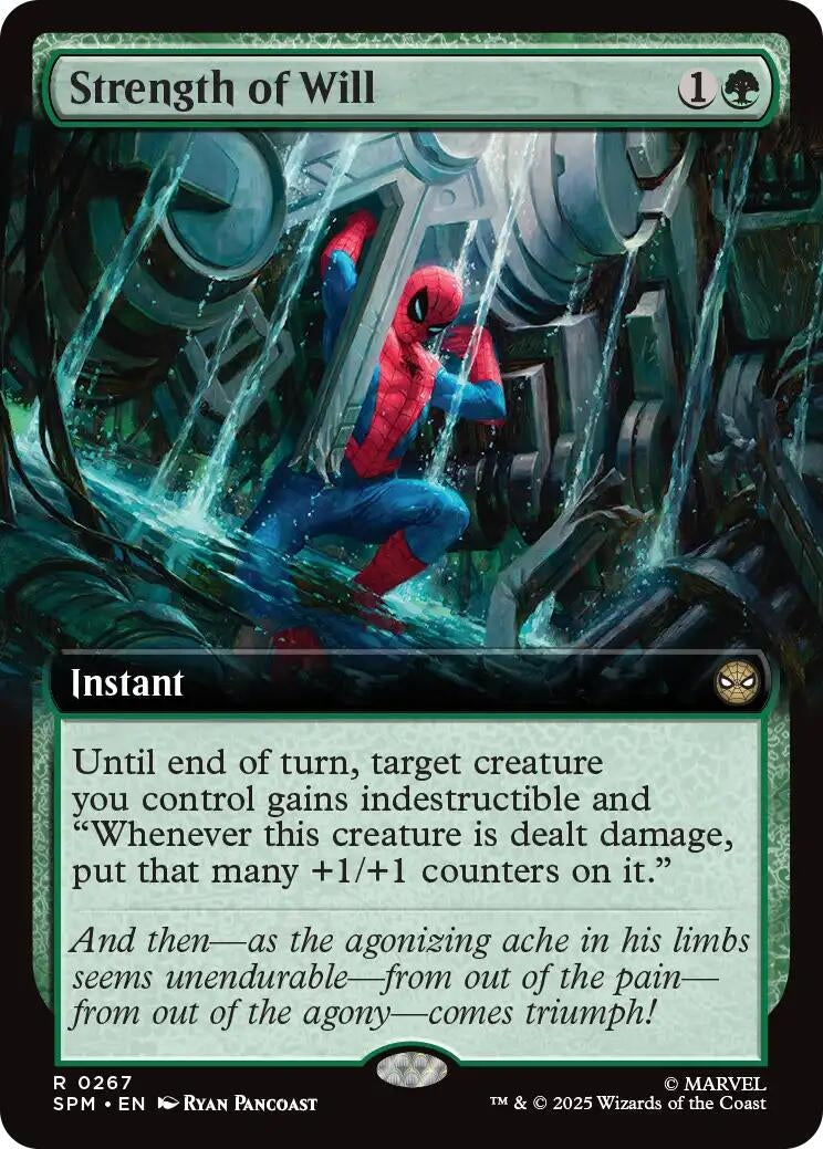 Image for Strength of Will (Extended Art) (267) (SPM) - Magic: The Gathering