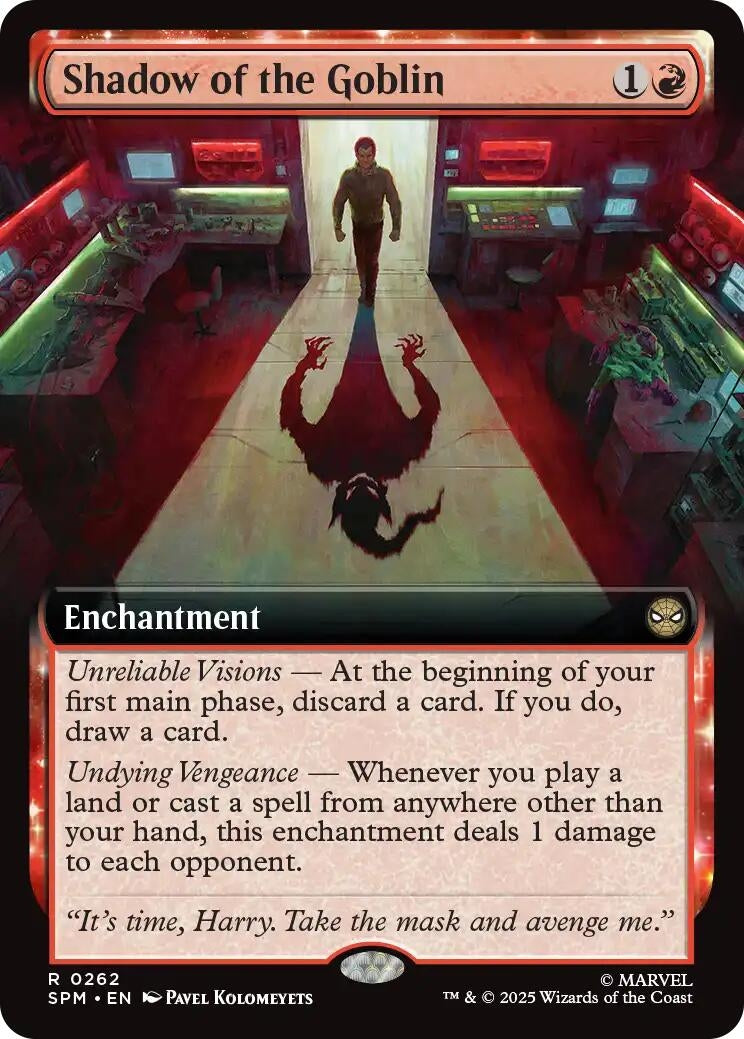 Image for Shadow of the Goblin (Extended Art) (262) (SPM) - Magic: The Gathering