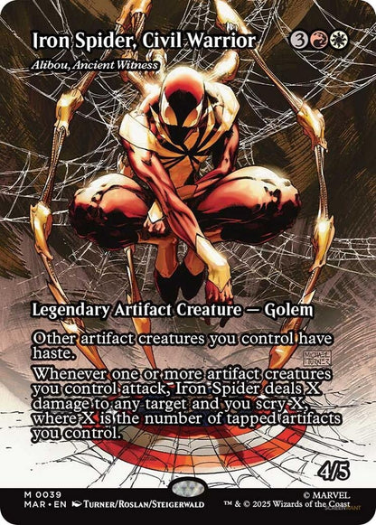 Iron Spider, Civil Warrior - Alibou, Ancient Witness (Borderless) (39) (MAR)