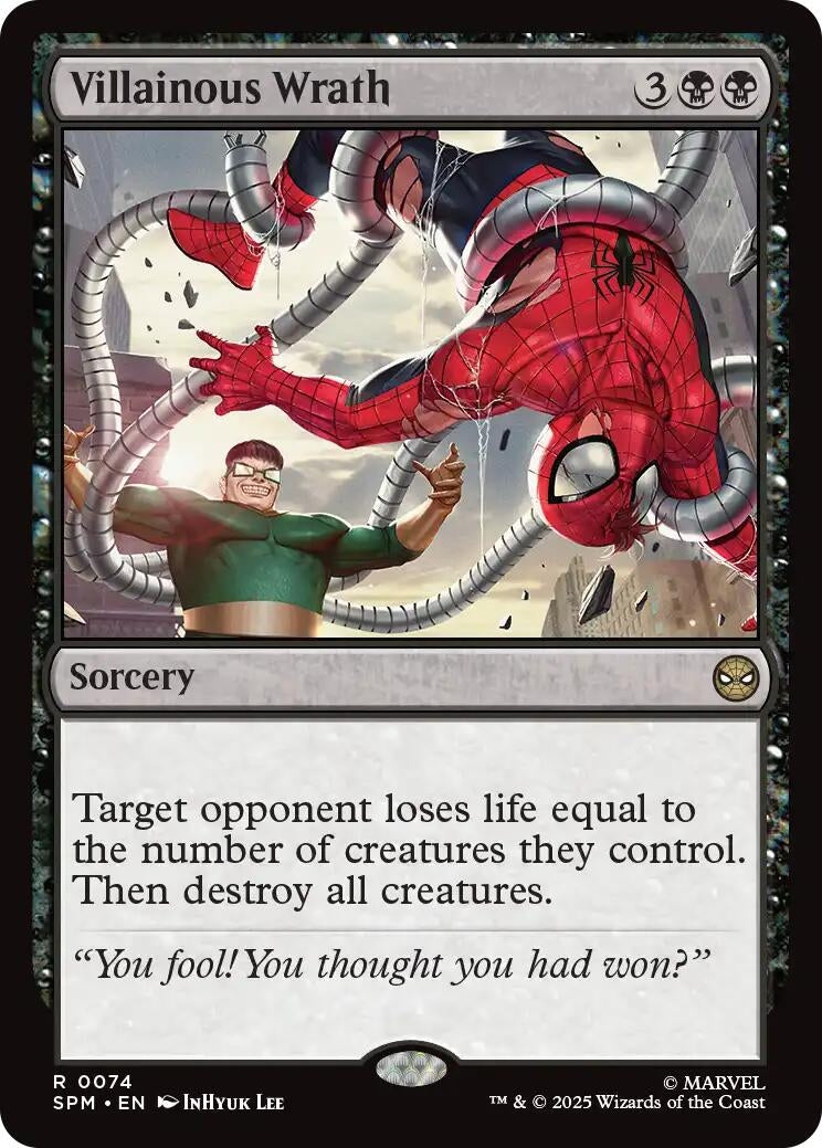 Image for Villainous Wrath (74) (SPM) - Magic: The Gathering
